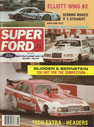 SUPER FORD 1985 MAY - F150 XLT, GLIDDEN & BERNSTEIN